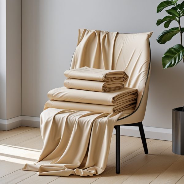 Постельное бельё Tencel Light brown Premium