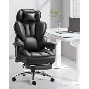 Кресло компьютерное с подголовником LaBrea Black style