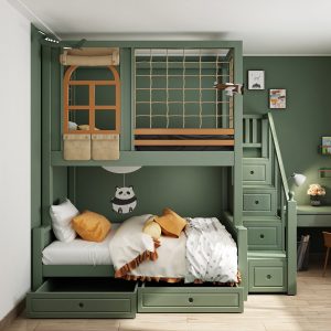 Детская двухярусная кровать Little Royal (LB-1001)