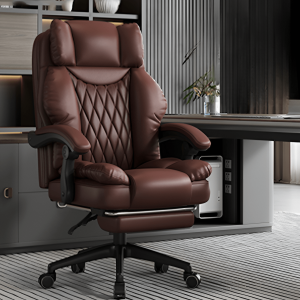 Игровое кресло LabBrea, с подголовником, регулируемое, с газлифтом, коричневый